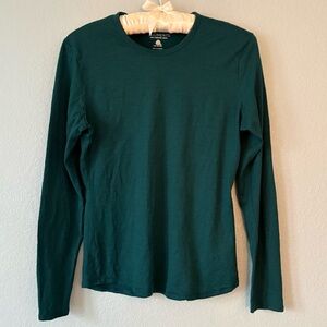 SEGMENTS 100% Merino Wool Long Sleeve Top EUC